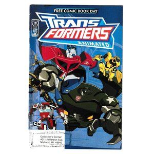 Free Comic Book Day Transformers Animated IDW Cartoon Network Comic Book
